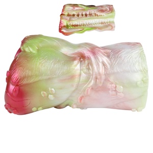 Masturbador Manual de Silicona GEEBA, Juguete Sexual para Adultos, Copa de Masturbación con Forma de Animal, Vagina de Bolsillo, Vaginal, Anal, Juguetes Sexuales Eróticos para Hombres - Product Image 1