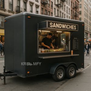 2025 Most Popular Aluminum <b>Camp</b> Mobile <b>Kitchen</b> Concession Trailer For Sale Multifunction Food Cart - Product Image 6