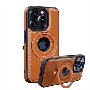 เคสโทรศัพท์ซีรีส์ Business Tech-Feel ป้องกันการตกกระแทก พร้อมที่ยึดแม่เหล็กและวงแหวนแบบด้าน - Product Image 2