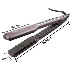 Fer à lisser numérique en céramique 2-en-1 de haute qualité, fer pliant électrique/USB à chauffage rapide pour lisser les cheveux et les barbes - Product Image 4