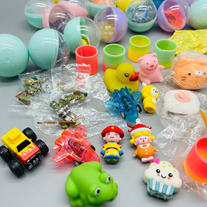 Hot Product Promotions QC Cute <strong>65MM</strong> <strong>Plastic</strong> Easter Eggs <strong>Vending</strong> <strong>Machine</strong> with Classic Ball <strong>Capsule</strong> Toys - Product Image 2