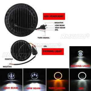 Faro LED Universal de 7 Pulgadas para Motocicleta, Faro Delantero para Auto, Moto, BMW Cafe Racer, Chopper, Harley Touring Ultra - Product Image 3