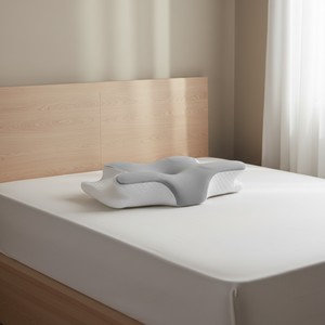 Bantal Busa Memori Premium yang Dapat Disesuaikan, Sejuk & Menopang untuk Nyeri Leher, Sempurna untuk Tidur Menyamping & Telentang - Product Image 4