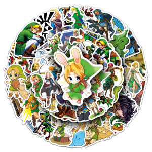 50 autocollants graffiti <span class=keywords><strong>Zelda</strong></span> neufs pour décorer les bouteilles, autocollants de dessin animé The Legend of <span class=keywords><strong>Zelda</strong></span> - Product Image 2