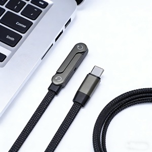 สายชาร์จ 240w รุ่น<span class=keywords><strong>ล่าสุด</strong></span> พร้อมที่วางโทรศัพท์และส่งข้อมูล, สายชาร์จเร็ว 5A แบบถัก USB C พร้อมที่วางโทรศัพท์ - Product Image 3