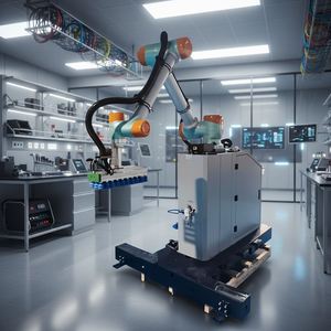 Robot de déballage et de palettisation automatique, bras de cobot avec composants moteur et PLC, solution de manutention 6 axes, charge utile de 30 kg - Product Image 1