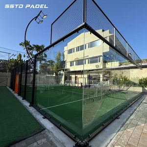 SSTD <span class=keywords><strong>PADEL</strong></span> Extérieur Super Panoramique Paddle Sports Usine Personnalisée Cancha De <span class=keywords><strong>Padel</strong></span> Luxe <span class=keywords><strong>Padel</strong></span> <span class=keywords><strong>Tennis</strong></span> Court - Product Image 1