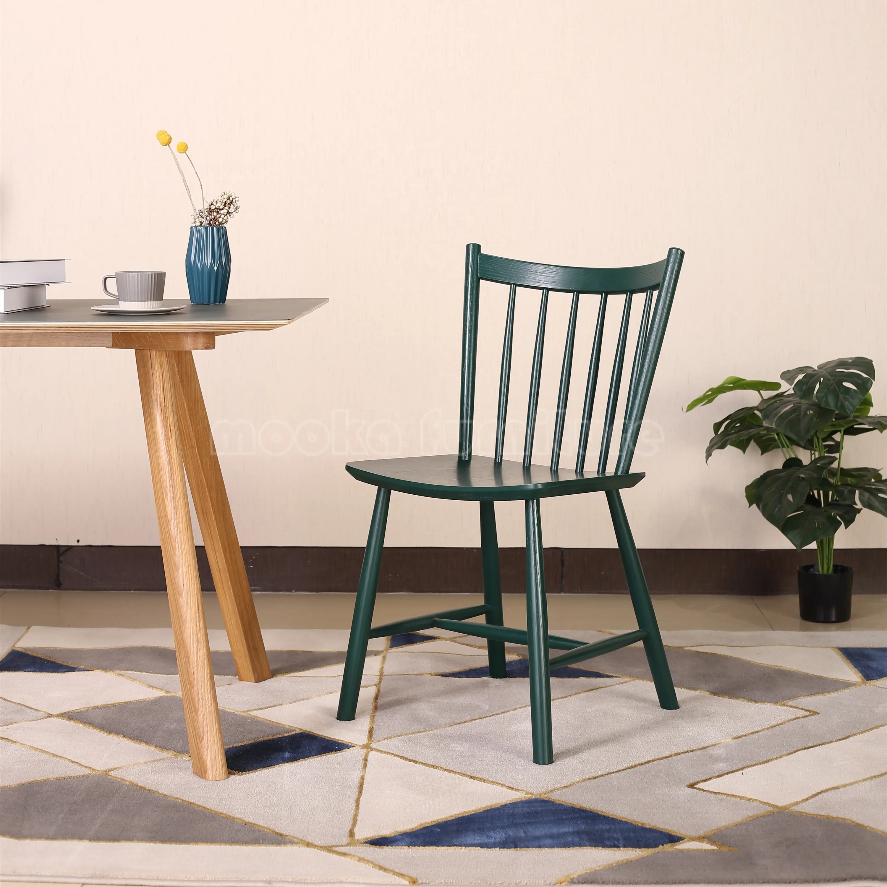 Modern tasarım İskandinav tarzı kül ahşap tasarım yemek sandalyesi renkli ahşap sandalyeler
