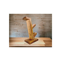 Support de contrôleur en bois, support de casque, organisateur de bureau Gamer, support à double manette