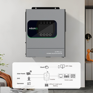 Système solaire hors réseau 6,5 kW, 6500 W MPPT, 9000 W hybride avec contrôleur de charge MPPT 48 V pour système hors réseau SUX-Ultra 6,5 kW haute performance - Product Image 6