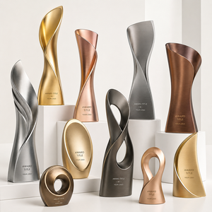 Trophée personnalisé en alliage d'aluminium – Cadeau d'entreprise, récompense pour champion de ventes, reconnaissance des partenaires, prix de cérémonie d'affaires exécutives - Product Image 1