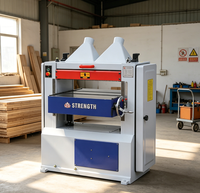 Machine industrielle pour le travail du bois, tête de coupe hélicoïdale spirale, dégauchisseuse simple face, dégauchisseuse à bois pour la fabrication de meubles avec moteur