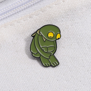 Spille con smalto animale su misura di cartone animato spille tristi solitarie spille con risvolto per regali di Capodanno di Pasqua di Halloween per bambini e amici - Product Image 3