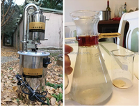 Distillateur de parfum facile à utiliser pour usage domestique, appareil de distillation à la vapeur, machine d'extraction d'huile essentielle d'immortelle