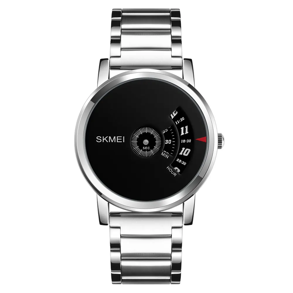 Hot Sale Skmei 1260 Stainless Steel Waterproof Quartz Wrist Watch Unisex Female Male Bracelet Watches