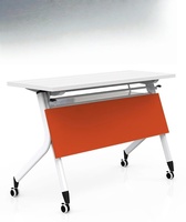 Ensemble de tables de conférence et de formation modulaires en bois, pliables, avec fonctions extensibles et réglables