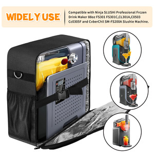 Insulated Blending Machine Carry Case With Zipper Closure Nylon Portable Storage Bag For Smoothie Maker Ice Cream Maker Outdoor - Product Image 3