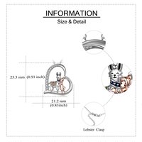 Nouvelle arrivée 925 argent sterling mouton alpaga lama fille pendentif colliers pour femmes