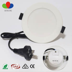 Стандартная гарантия SAA Australia, 5 лет, 10 Вт, 13 Вт, подвесная лента, встраиваемый триколор с регулируемой яркостью, Встраиваемый светодиодный светильник - Product Image 1