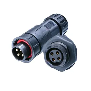 Terminal de cable de 4 pines, conector IP68 redondo, 2, 3, 4, 5, 6, 7, 8, 9, 10, 12, 18 Pines, resistente al agua