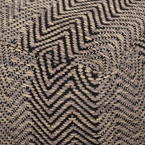 DB Barracuda Pouf artisanal en coton marron et beige Chaise élégante Design - Product Image 6