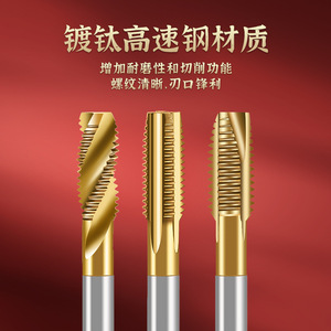 Tiangong Trousseaux de filetage métriques sans copeaux M10x100 HSS-E pour applications en acier - Product Image 2