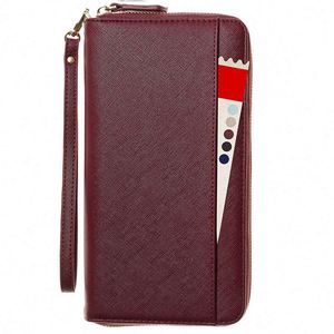 Organisateur de documents de voyage BSCI, Portefeuille RFID pour passeport, Étui à stylo, Porte-cartes familial, Bracelet porte-identité - Product Image 3