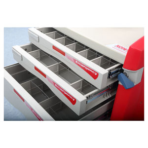 YFS-023 고급스러운 ABS 병원 응급 간호 카트 환자 응급 장비 기능 트롤리 - Product Image 5