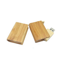 Nueva Memoria USB con Forma de Libro de Madera 2.0/3.0 4GB-32GB, Regalo Personalizado con Logotipo para Bodas, con Garantía de 24 Meses