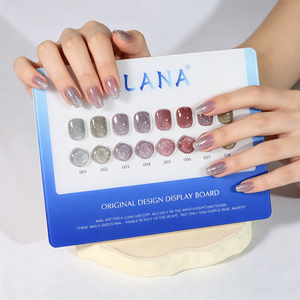 เจลทาเล็บเพชรบดละเอียด ยูวีเจล 8 สี สำหรับตกแต่งเล็บ 15 มิล เจลกากเพชร DIY สำหรับร้านทำเล็บ - Product Image 1