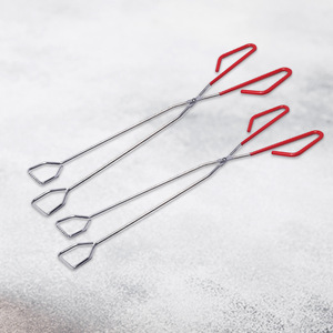 Stainless Steel BBQ Tongs 15 Inch Heat Resistant Multipurpose Outdoor Cooking Tools - Product Image 1