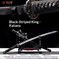 Épée de samouraï Tachi japonaise traditionnelle, style long, en acier à haute teneur en carbone, lame monobloc, pour la défense personnelle, objet de collection.