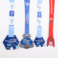Médaille de compétition de Taekwondo personnalisée, gravée au laser, durable, en émail or, argent, bronze, design circulaire creux, récompense sportive