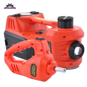 Cric hydraulique électrique 12V multifonctionnel, pompe de gonflage de <span class=keywords><strong>pneus</strong></span>, clé électrique pour changement de <span class=keywords><strong>pneus</strong></span>, SUV tout-terrain, 5 tonnes, plastique, 1 an - Product Image 1