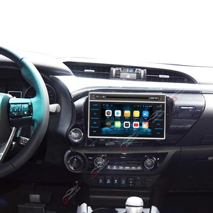 Estéreo Android Gerllish para <span class=keywords><strong>Toyota</strong></span> <span class=keywords><strong>Hilux</strong></span> 2016 - 2020 Radio de coche con pantalla reproductor Multimedia navegación GPS unidad principal autorradio - Product Image 2