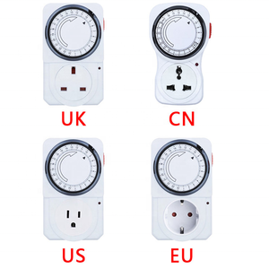 24 horas cíclico temporizador interruptor de temporizador de cocina salida Universal-momento hembra temporizador mecánico 230VAC 3680W 16A UE Reino Unido CN nos enchufe - Product Image 2