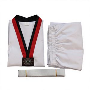 Uniformes de Taekwondo Unisex WTF, Ropa Deportiva Personalizable de Algodón y Poliéster <span class=keywords><strong>para</strong></span> Entrenamiento de Artes Marciales <span class=keywords><strong>para</strong></span> Niños y Adultos - Product Image 1