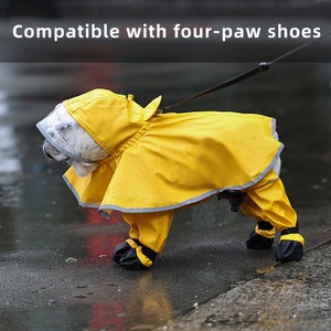 Imperméable PU + EVA pour chien Imperméable XXL PU Vêtements pour animaux Gardez votre ami à fourrure au sec sous la pluie pour Noël - Product Image 6