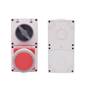 Interrupteur-<span class=keywords><strong>prise</strong></span> combiné <span class=keywords><strong>de</strong></span> qualité industrielle, étanche à la poussière, à l'eau et à la pluie, indice <span class=keywords><strong>de</strong></span> protection IP67, <span class=keywords><strong>32A</strong></span> 250V, <span class=keywords><strong>triphasé</strong></span> 380V, avec matériau PC - Product Image 2