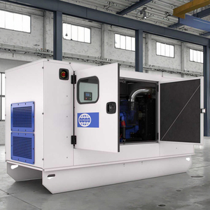 Generador silencioso diésel FG Wilson de 50KVA a 200KVA, potencia de reserva para hoteles y hospitales, voltaje nominal de 380V - Product Image 1