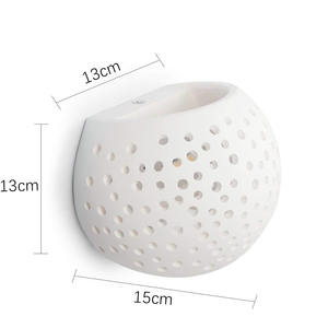 Lámpara de Pared LED Minimalista Moderna, Luz Ambiental de Yeso para Dormitorio, Sala de Estar, Pasillo, Iluminación Decorativa para el Hogar - Product Image 5