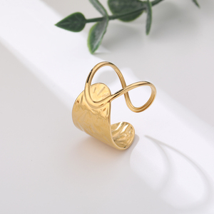 Ins personnalisé étanche plaqué or ensemble de bijoux pour femmes en acier inoxydable boucles d'oreilles or étanche - Product Image 4