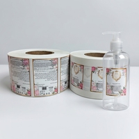 Étiquette cosmétique adhésive personnalisée, imperméable, résistante aux rayures, autocollant en PET pour pot ou bouteille cosmétique
