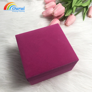 กล่องของขวัญกำมะหยี่แบบกำหนดเองสำหรับใส่สร้อยข้อมือนาฬิกา กล่องบรรจุภัณฑ์เครื่องประดับแบบสองช่อง กล่องของขวัญสำหรับเก็บชุดกำไลข้อมือนาฬิกาผู้หญิงแบบกำหนดเอง ขายส่ง - Product Image 6
