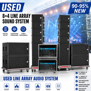 Sistema <span class=keywords><strong>de</strong></span> Audio para Conciertos con Mezclador <span class=keywords><strong>y</strong></span> <span class=keywords><strong>Altavoces</strong></span> Line Array Usados para Alquiler en Espectáculos en Vivo <span class=keywords><strong>y</strong></span> Uso en Giras - Product Image 1