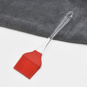 Brocha de Silicona con Mango de PS, Apta para Cocina, para Untar Grasa <span class=keywords><strong>en</strong></span> Moldes para Hornear con Aceite/Mantequilla, Untar <span class=keywords><strong>Pollo</strong></span> con <span class=keywords><strong>Salsa</strong></span> Barbacoa/Miel/Aceite - Product Image 2