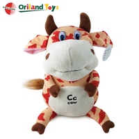 Lindo alfabeto inglés Animal juguetes de peluche suave felpa niños educación juguetes bebés Unisex personalizable hecho algodón PP EN71