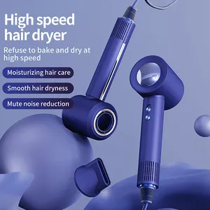 BLDC Motor secador de cabelo de alta velocidade para uso doméstico comercial secador de cabelo rápido compacto