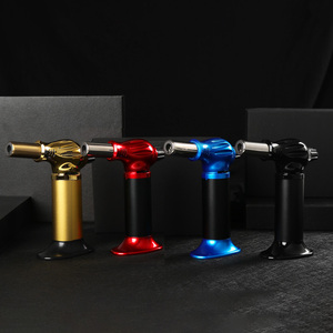 GF-906 High Power Refillable Heating Metal Gun Pistol Chef Cooking Flame <strong>Blow</strong> Butane <strong>Kitchen</strong> Jet <strong>Torch</strong> Lighter - Product Image 5