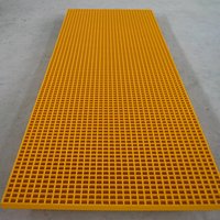 Grille en PRV moulée pour passerelle avec service de découpe Modèle Ortho